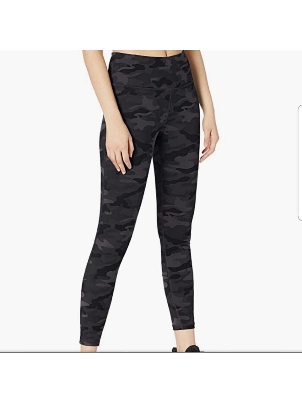 𝅺NEW-Danskin Super Soft, Black Camouflage, HighWaisted, Pockets, 7/8 Legging MD